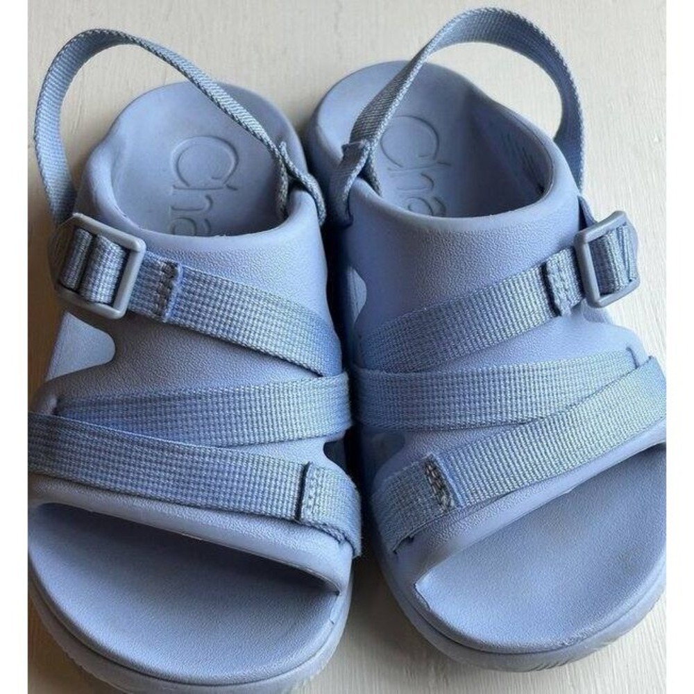 Chaco Kids Chillos Sport Sandal Water Shoe Blue Purple Size 2